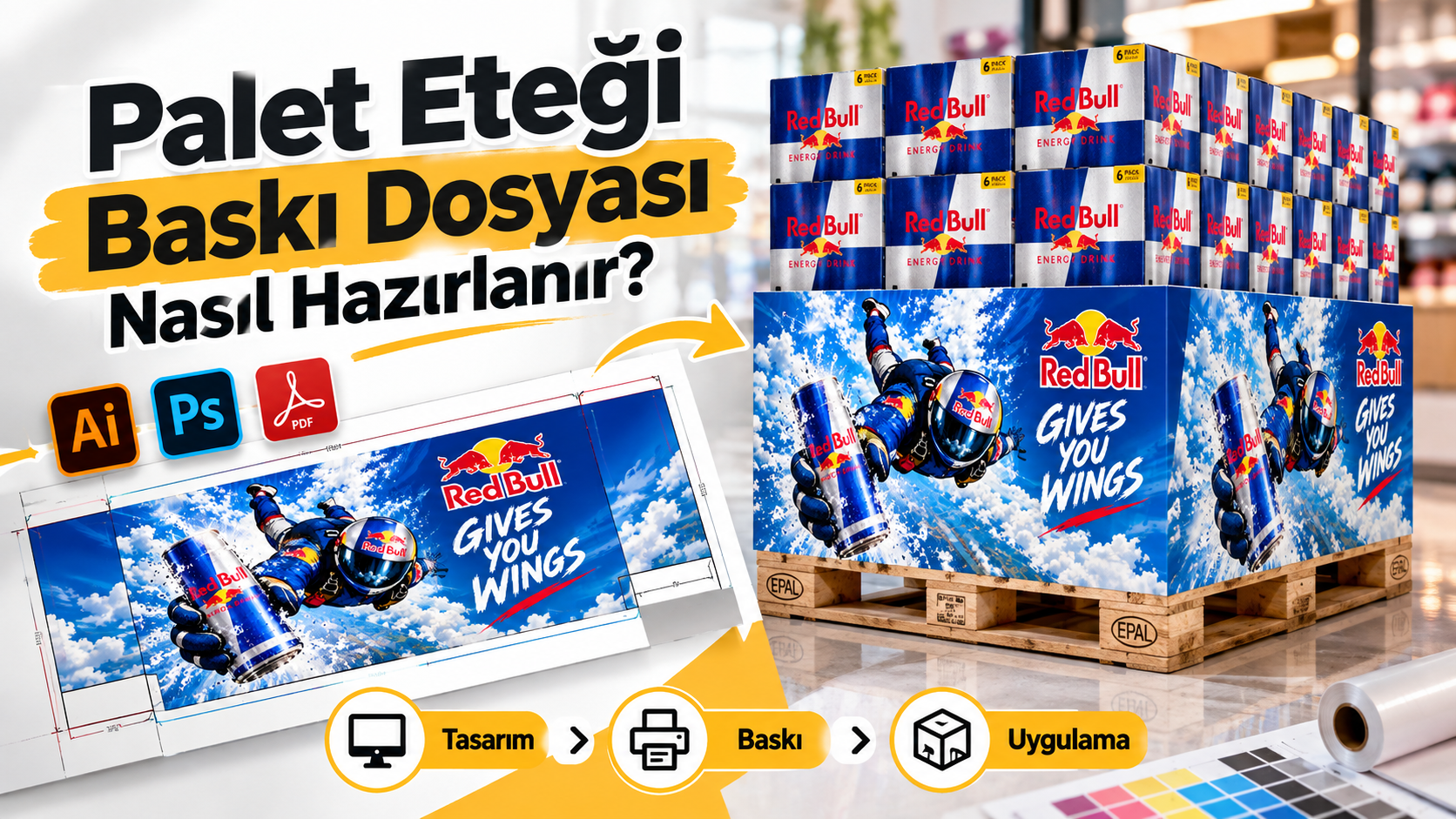 Palet eteği baskı dosyası nasıl hazırlanır?