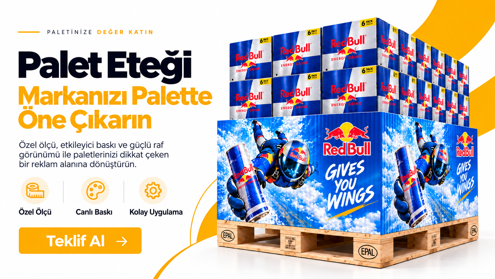 Palet eteği hesaplama; ölçülerinizi belirleyin, paketleme planını görün ve ihtiyacınızı hesaplayın
